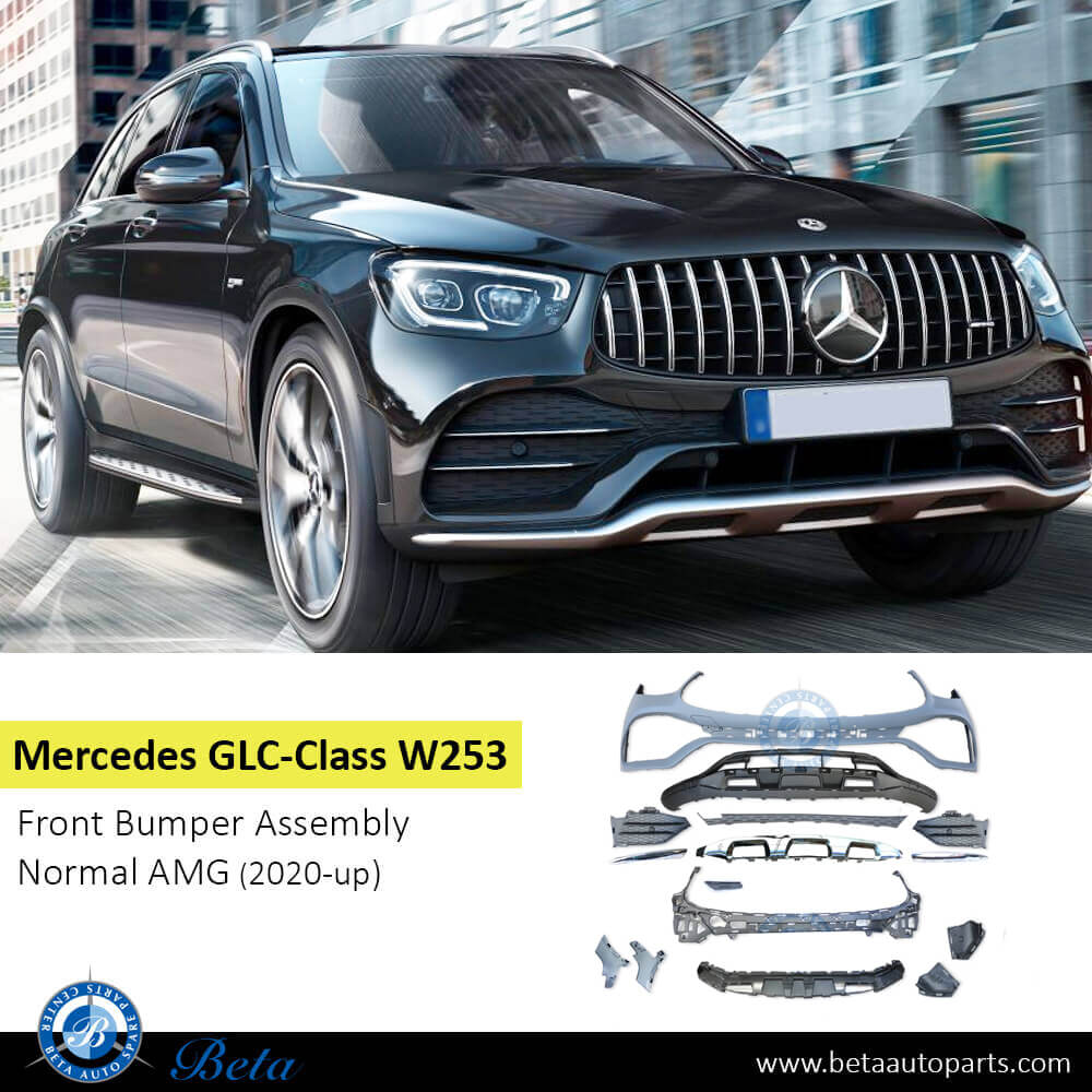 Mercedes GLC-Class W253 (2020-2022), Front Bumper Normal AMG, China, 2538856204 / 2538855704 Mercedes GLC-Class W253 (2020-2022), Front Bumper Normal AMG, China, 2538856204 / 2538855704